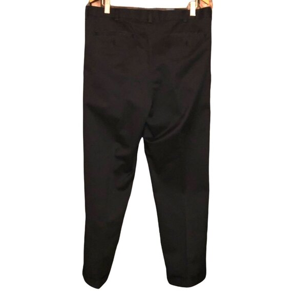 ROUNDTREE & YORKE -MEN'S CLASSIC FIT  97% COTTON BLACK DRESSPANTS SIZE 36X30 - Picture 3 of 8